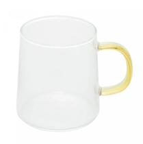 Conjunto 2 Canecas de Vidro Borossilicato com Alça Fun Âmbar 320ml