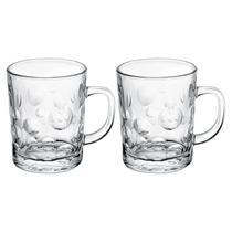 Conjunto 2 Canecas de Vidro Bubbles 220ml 20727 - Wolff