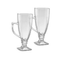 Conjunto 2 canecas de vidro frappé coffee 373ml