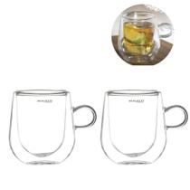 Conjunto 2 Canecas Parede Dupla 300ml Cerveja Bugatti