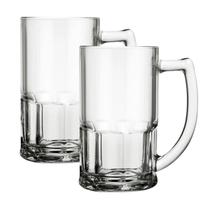 Conjunto 2 Canecas Vidro 320 ML Linha Vitamina Cervejas Bar Conjunto 2 Canecas Vidro 320 ML Linha Vitamina Cervejas Bar