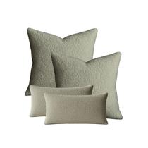 Conjunto 2 Capas de Almofada 50x50 + 2 Capa 30x50cm Suede Luxo Capri Cinza