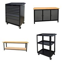 Conjunto 2 Carros Profissional 7 Gavetas 2 Bancadas Profissional 200cm para Ferramentas Presto Conjunto 2 Carros Profissional 7 Gavetas 2 Bancadas Profissional 200cm para Ferramentas Presto