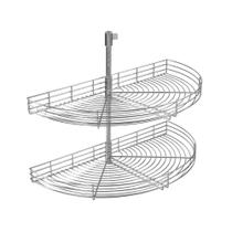 Conjunto 2 Cestos Giratorios 1/2 Lua Cromado 640x800 mm 2330 Masutti Copat Conjunto 2 Cestos Giratorios 1/2 Lua Cromado 640x800 mm 2330 Masutti Copat