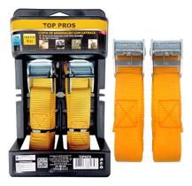 Conjunto 2 Cintas De Amarração Com Catraca Reforçada 370 Kg Conjunto 2 Cintas De Amarração Com Catraca Reforçada 370 Kg