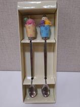 Conjunto 2 colheres Longas Ice Cream Colors 20cm