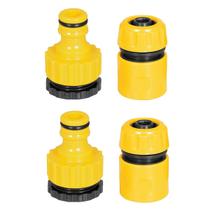 Conjunto 2 Conector 3/4 + 2 Engate 1/2 Para Mangueira
