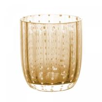 Conjunto 2 Copos de Vidro Orquídea Âmbar 300ml - Wolff