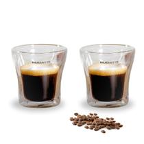 Conjunto 2 Copos Shots Café Chá Parede Dupla Licor 100ml Vidro Borossolicato Italiano Cozinha Escritório Bugatti Conjunto 2 Copos Shots Café Chá Parede Dupla Licor 100ml Vidro Borossolicato Italiano Cozinha Escritório Bugatti