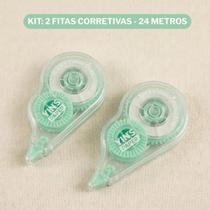 Conjunto 2 Corretivos Fita Yins Paper Colorido Uso Diario Listas De Compras Anotações Rapidas Pratico - Conjunto 2 Corretivos Fita Yins Paper Colorido Uso Diario Listas De Compras Anotações Rapidas Pratico -