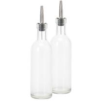 Conjunto 2 Dispenser Para Azeite e Vinagre com Dosador Inox Home land