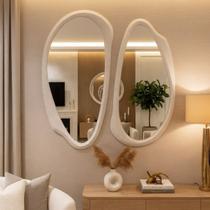 Conjunto 2 Espelhos Moldura Mdf Specchio Conjunto 2 Espelhos Moldura Mdf Specchio