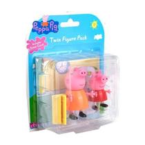Conjunto 2 Figuras Da Peppa / Peppa Pig E Mamãe Pig - Sunny