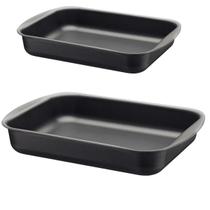 Conjunto 2 formas antiaderente tramontina jogo assadeira Conjunto 2 formas antiaderente tramontina jogo assadeira