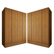Conjunto 2 Guarda-Roupa 4 Portas 3 Gavetas 100% MDF Urbano Conjunto 2 Guarda-Roupa 4 Portas 3 Gavetas 100% MDF Urbano