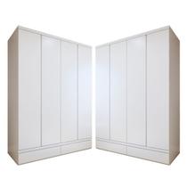 Conjunto 2 Guarda-roupa 4 Portas 3 Gavetas 100% Mdf Urbano Conjunto 2 Guarda-roupa 4 Portas 3 Gavetas 100% Mdf Urbano