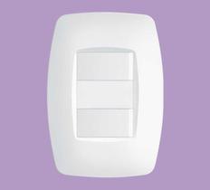 Conjunto 2 Interruptor Distanciados Simples - Elegance Fame