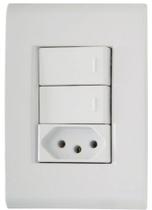 Conjunto 2 Interruptor Paralelo Tomada 10a Liz 57170074
