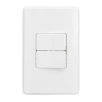 Conjunto 2 Interruptor Simples 10A 250V Branco S19-Simon