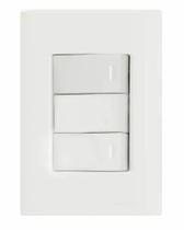 Conjunto 2 Interruptor Simples 10a Giz Tramontina 57230040