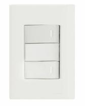 Conjunto 2 Interruptor Simples 10a Giz Tramontina 57230040