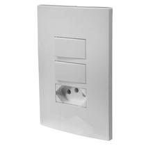 Conjunto 2 Interruptores 10A + 1 Tomada 20A Bivolt - i9 Ilumi