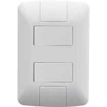 Conjunto 2 Interruptores Embutir Modular Aria 2 Simples