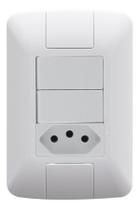 Conjunto 2 Interruptores Paralelo + 1 Tomada 20a 250v