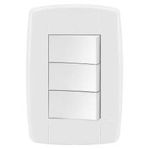 Conjunto 2 Interruptores Simples + 1 Paralelo - Ilumi Lev Conjunto 2 Interruptores Simples + 1 Paralelo - Ilumi Lev