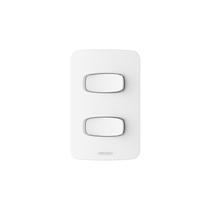 Conjunto 2 Interruptores simples 10A 250V~ 4x2 Gracia Alumbra Conjunto 2 Interruptores simples 10A 250V~ 4x2 Gracia Alumbra