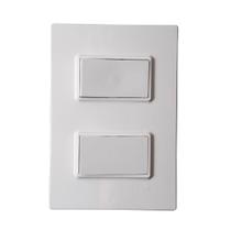 Conjunto 2 Interruptores Simples 10a 9418 - Ilumi Conjunto 2 Interruptores Simples 10a 9418 - Ilumi