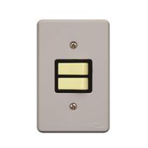 Conjunto 2 Interruptores Simples 10A - Linha Class - Metronic - MECTRONIC