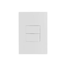 Conjunto 2 Interruptores Simples 4x2 10A Linha Lisse