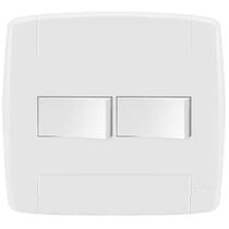 Conjunto 2 Interruptores Simples 4X4 - Ilumi Lev - 87043