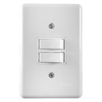 Conjunto 2 Interruptores Simples 6A 250V Stylus Ilumi