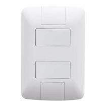 Conjunto 2 Interruptores Simples Aria 4x2 Branco Tramontina