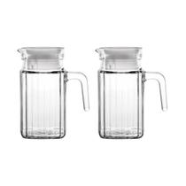 Conjunto 2 Jarras Vidro Barzinho Serve Suco Água Chá 550ml