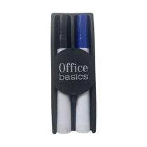 Conjunto 2 Marcadores de Quadro + Apagador - Office Basics Conjunto 2 Marcadores de Quadro + Apagador - Office Basics