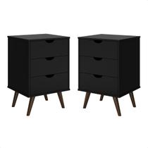 Conjunto 2 Mesas De Cabeceira Decore Grécia Plus V. Cores