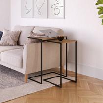 Conjunto 2 Mesas Laterais Industrial