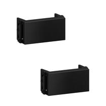 Conjunto 2 Módulo Cego Preto Linha Ebony Sleek Margirius