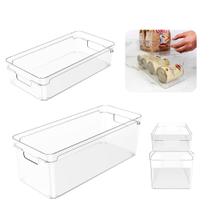 Conjunto 2 Organizadores Multiuso Transparente C/ 6,8 E 2,8l Conjunto 2 Organizadores Multiuso Transparente C/ 6,8 E 2,8l