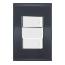 Conjunto 2 Paralelos - Tramontina Liz Grafite / Branco Conjunto 2 Paralelos - Tramontina Liz Grafite / Branco