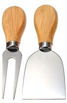 Conjunto 2 pç de utensílios para queijo Inox gourmet