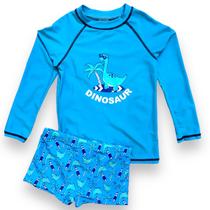 Conjunto 2 Peça Menino Camiseta Proteção Uv 50+ E Sunga Box Conjunto 2 Peça Menino Camiseta Proteção Uv 50+ E Sunga Box