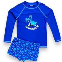 Conjunto 2 Peça Menino Camiseta Proteção Uv 50+ E Sunga Box Conjunto 2 Peça Menino Camiseta Proteção Uv 50+ E Sunga Box