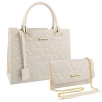 Conjunto 2 Peças: Bolsa Castelo Paris Feminina transversal + Baladinha com alça de corrente Conjunto 2 Peças: Bolsa Castelo Paris Feminina transversal + Baladinha com alça de corrente