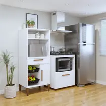 Conjunto 2 Peças Fruteira com Nicho e Balcão 5 Bocas Porto Velho