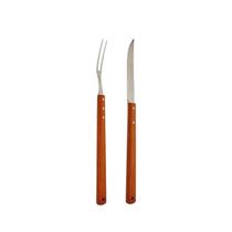 Conjunto 2 Peças Garfo E Faca Para Churrasco Pequeno Conjunto 2 Peças Garfo E Faca Para Churrasco Pequeno