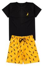 Conjunto 2 Peças Infantil Menino Verão 2025 Básico Kangulu Algodão Premium